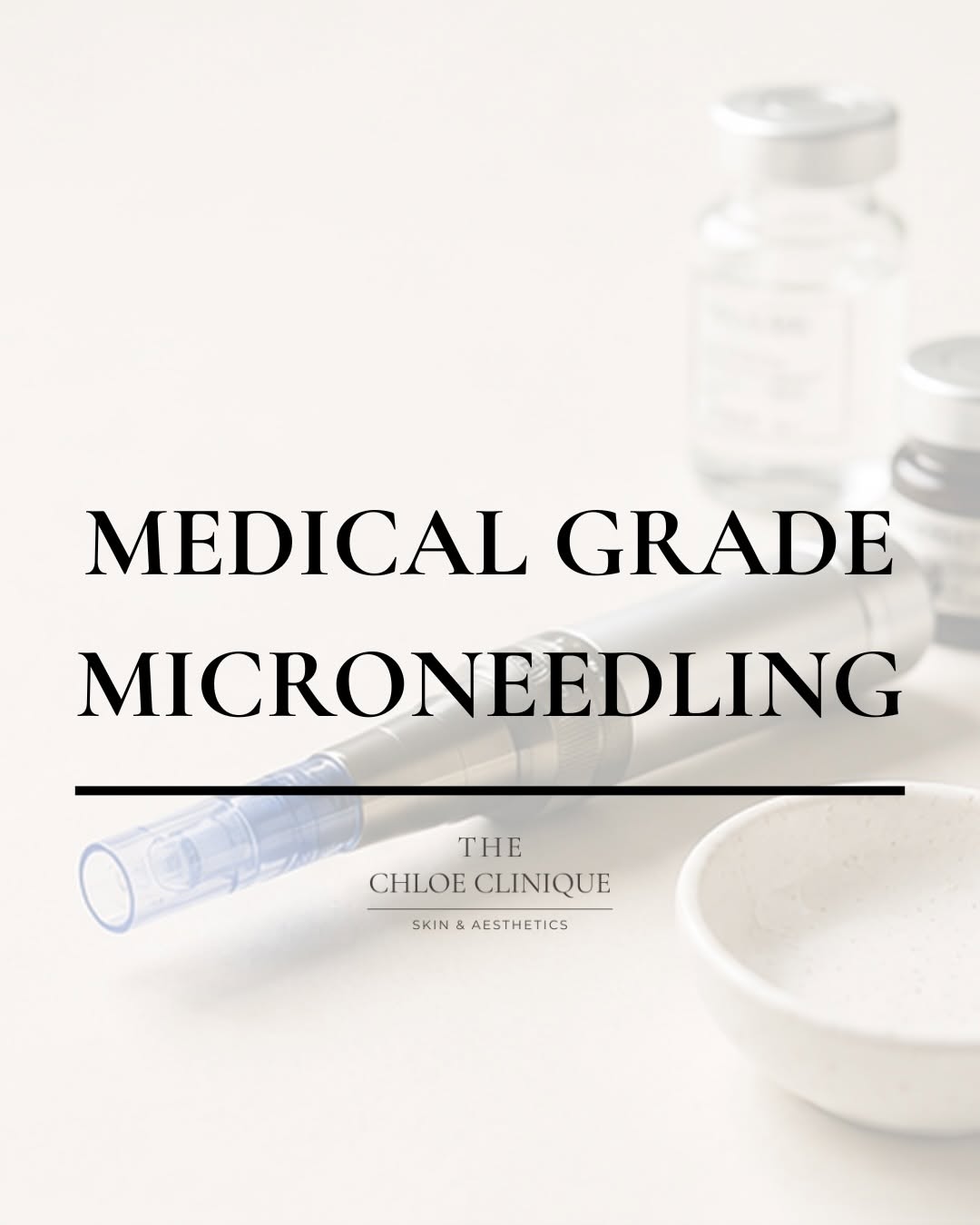 Medical grade microneedling